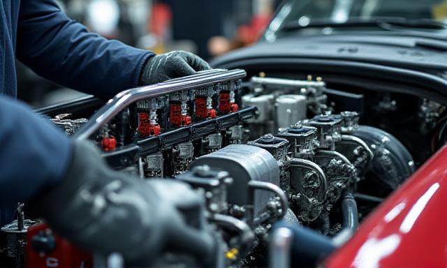 エンジン最適化作業風景